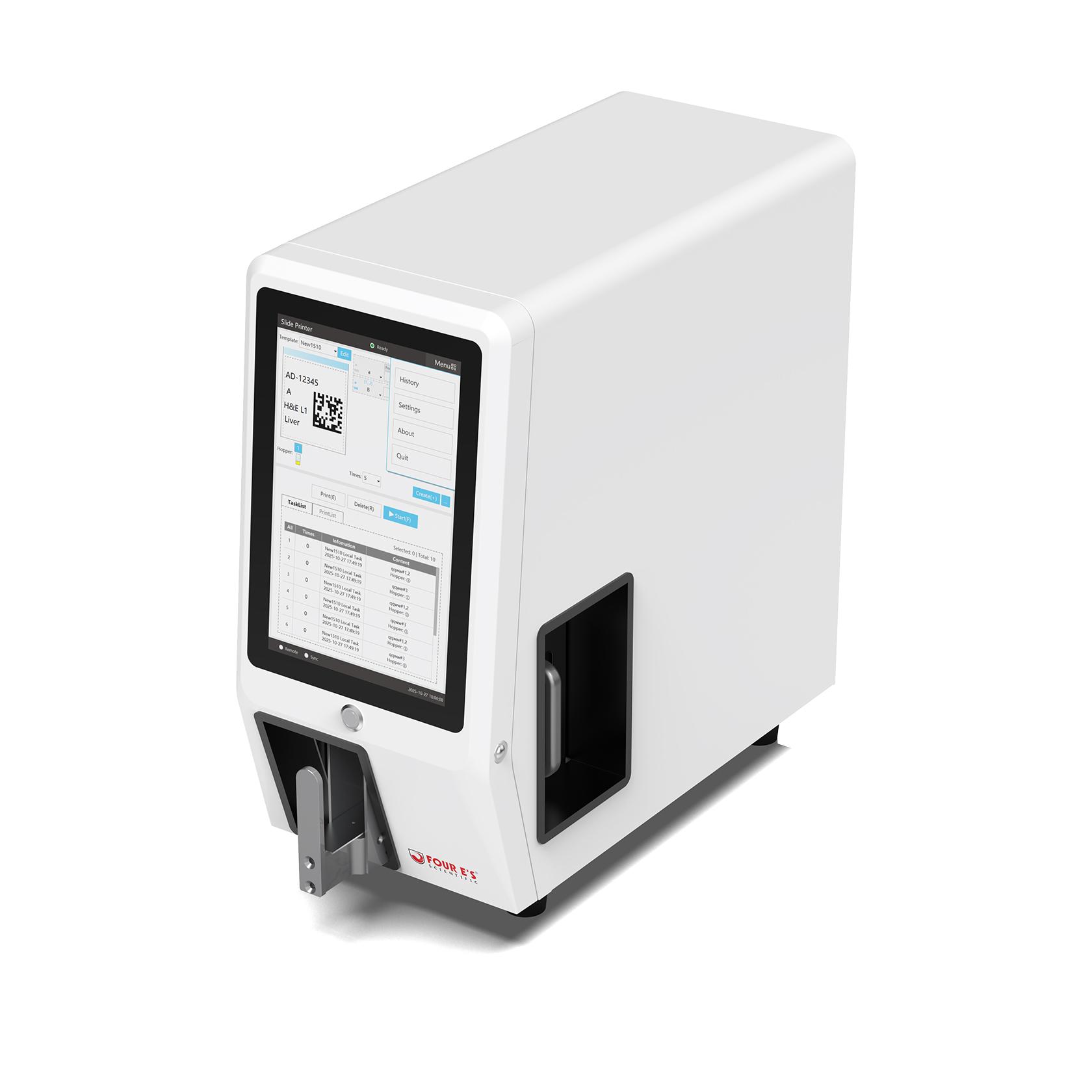 单槽载玻片打印机 - 四亿科学仪器